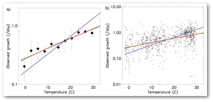 Shown above are time series of the percent changes in net primary production, export production, and the particle export ratio and stratification over the period 1850-2100 (each relative to their 1990s means).